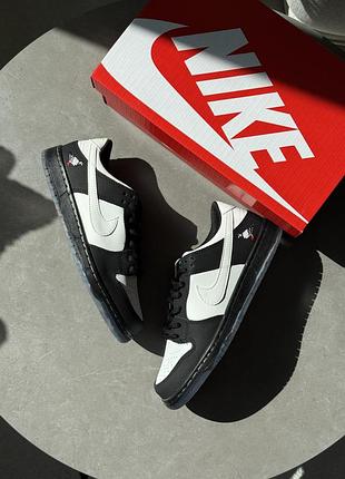 Кроссовки nike sb dunk low panda pigeon 9