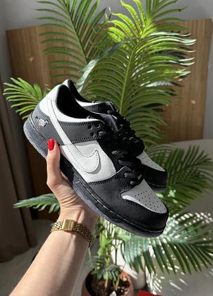 Кроссовки nike sb dunk low panda pigeon 2