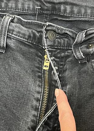 Джинси levi’s w32 l34 темно сірі 7