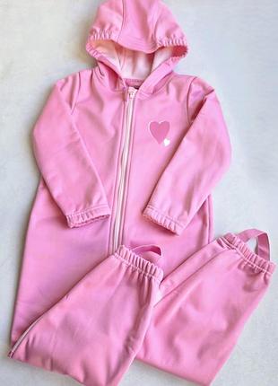 Софтшелл комбинезон на флисе lupilu 74-80 см softshell водонепроницаемый для девочек 2
