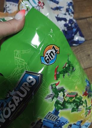 🦖 конструктор dinosaurs 6в1 🦖6+ 3