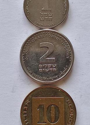Комплект, лот монет израиля