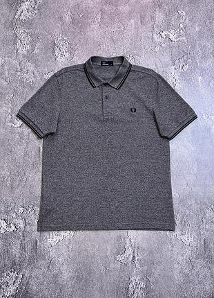 Поло fred perry m розмір сірий колір оригінал ідеальний стан