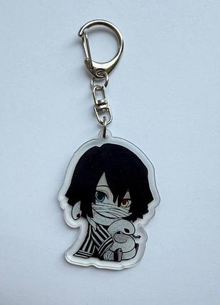 Брелок обанай игуро - аниме брелоки клинок который уничтожает демонов demon slayer kimetsu no yaiba