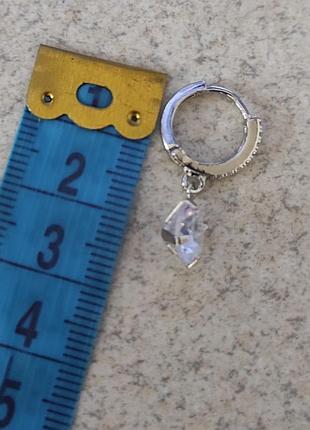 Сережки серьги серьгі з камінням 6