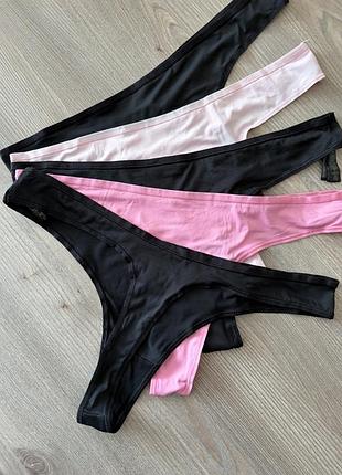 Еластичні трусики стринги комплект primark 3