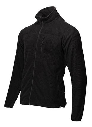 Кофта флисовая черная кубик alpha -black