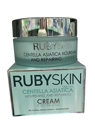 Крем для лица "rubyskin" centella asiatica питательный и восстанавливающий 30г