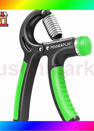 Bs эспандер кистевой powerplay best mix pp-4323 с регулируемой нагрузкой 10-40 кг. strength grip черно bas77/n