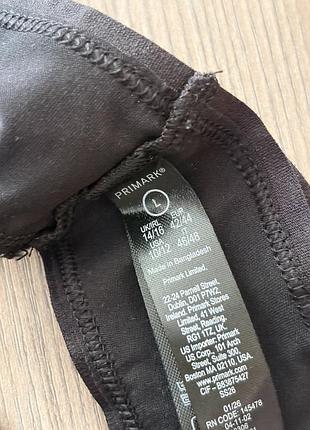 Чорні еластичні трусики стринги комплект primark 4