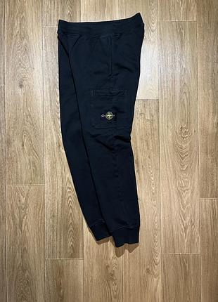 Спортивні штани stone island junior, чорні, розмір 14/170 (s)