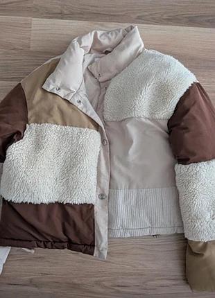 Стёганая куртка bershka