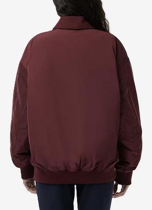 Куртка бомбер оверсайз lacoste 2