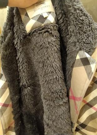 Burberry (l). теплая куртка с капюшоном 6