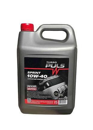 Масло моторное полусинтетическое sprint api sl/cf 10w-40 4,5л тм turbo puls