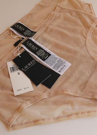 Трусики женские ralph lauren monogram sheer modern brief новые, с бирками, р. м, хl