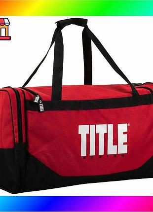 Bs спортивна сумка title best mix boxing deluxe gear bag red (70л.) bas77/n