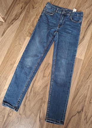 Підліткові сині джинси skinny zara вік 11-12 років