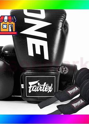 Bs боксерские варежки fairtex best mix bgv1-one (натуральная кожа) black 16 унций (бинты в комплекте) bas77/n