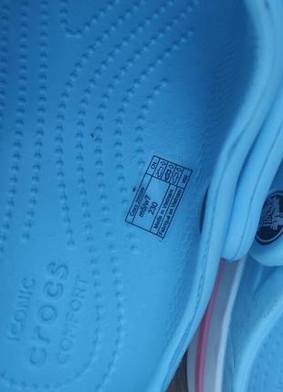 Сабо crocs bayaband clog блакитні 6