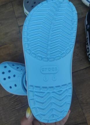 Сабо crocs bayaband clog блакитні 7