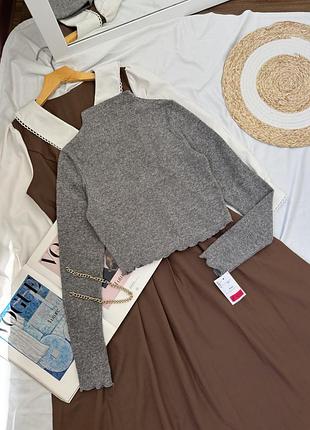 Нова меланжева кофтинка bershka