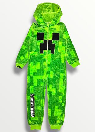 Primark теплий флісовий комбінезон minecraft кігурумі на хлопчика 6-7 років