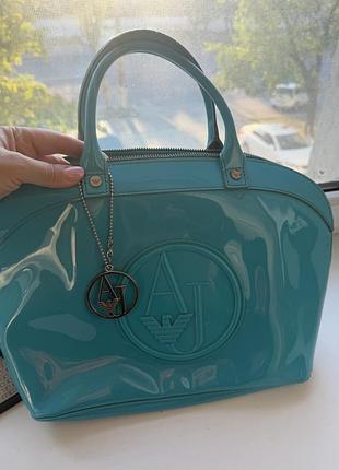 Лакова сумка armani оригінал 6