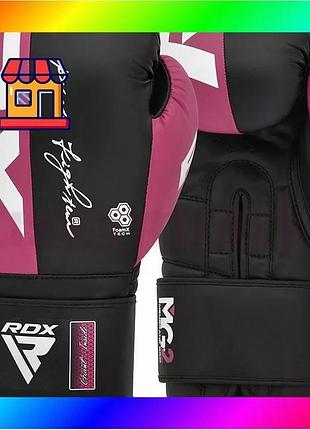 Bs боксерські рукавиці rdx best mix rex f4 pink/black-12 унцій bas77/n
