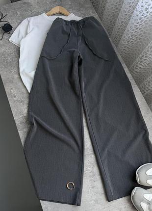Брюки жіночі сірі h&m розмір s