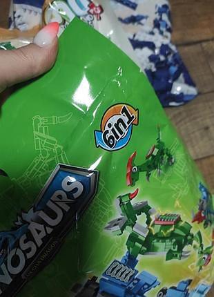 🦖 конструктор dinosaurs 6в1 🦖6+ 3