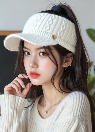 🧢✨ теплий вовняний козирок на підкладці🍂❄️