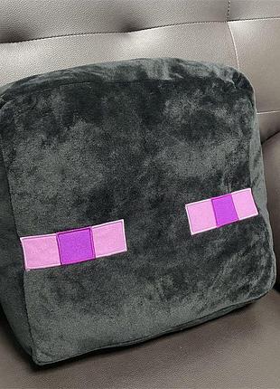 Мягкая подушка minecraft enderman 🖤 ! 2