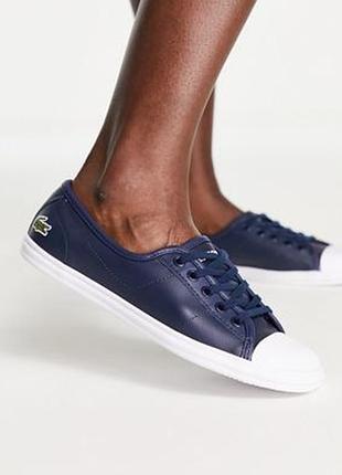 Стильн шкіряні кеди lacoste, оригінал , натуральна шкіра