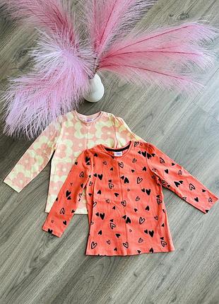 Футболки з довгим рукавом для дівчинки so cute (набір)