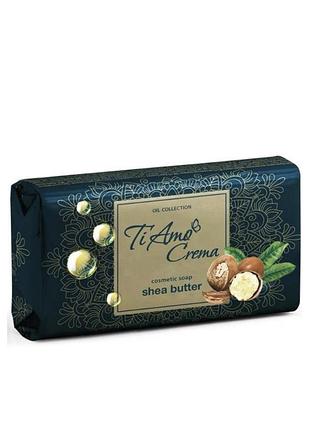 Твердое туалетное мыло ti amo crema с маслом макадамии 125г