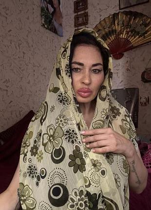 Шарф женский разноцвет 4