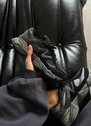 Кросівки new balance 9060 black grey 6