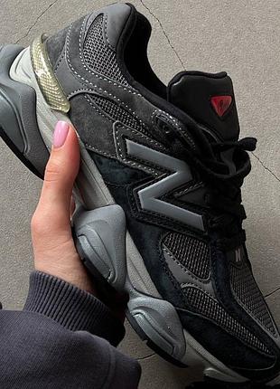 Кросівки new balance 9060 black grey 8