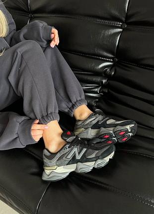 Кросівки new balance 9060 black grey 2