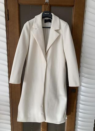 Пальто двобортне жіноче довге лемі сезонне