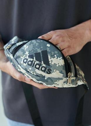 Бананка adidas піксель (маленька) #