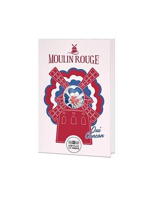 Колекційна срібна монета 10 євро 2026 moulin rouge monnaie de paris