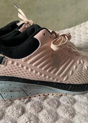 Женские кроссовки u.s. polo assn. all-trek в светло-розовом цвете р.38-38.5(24.5)