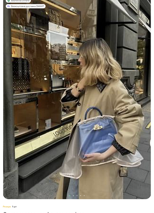 Новий дощовик для сумки hermes оригінал