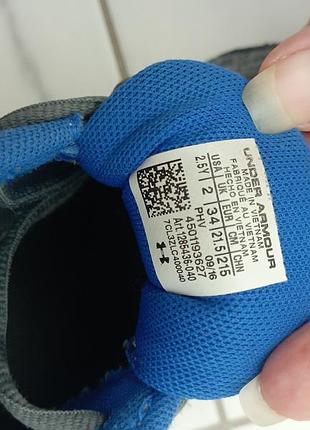 Кроссовки от under armour в размере 34. 6