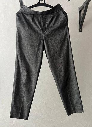 Женские классические брюки серого цвета zara