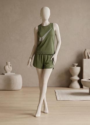 Nike running cropped tank зелена, розмір s