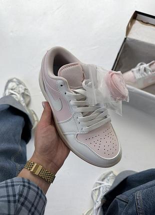 Air jordan 1 low se sail pink 2