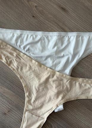 Еластичні трусики стринги комплект primark 2